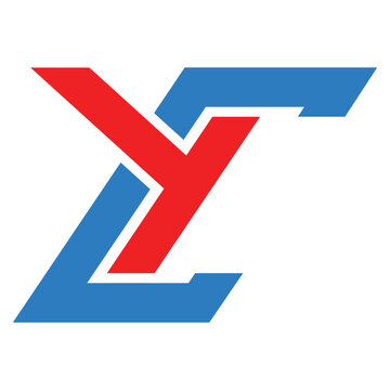 letter yc logo vector