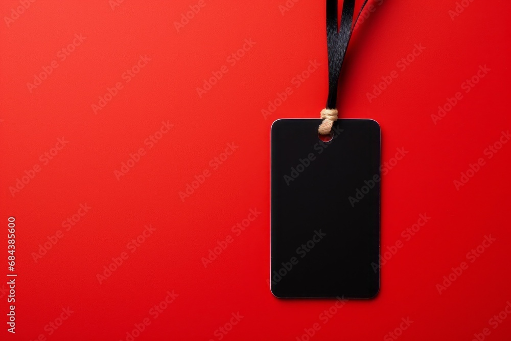 Poster label with space for inscription. black friday concept. background with selective focus and copy spa