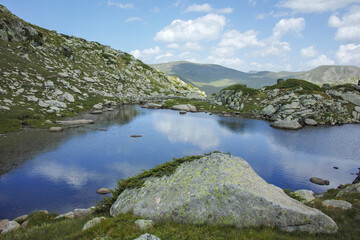 Landscape of Rila Mountain near Kalin peak, Bulgaria