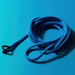Azure Harmony: Sapphire Blue Cords on an Azure Background