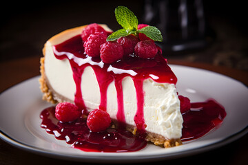 Summer fruits cheesecake
