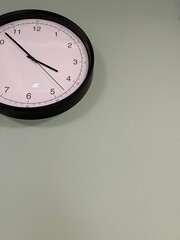 clock on wall