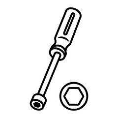 Fototapeta premium screwdriver icon