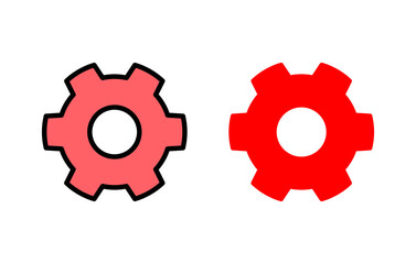 setting Icon set illustration. Cog settings sign and symbol. Gear Sign