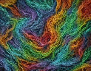 Colorful abstract spiral tie dye fluid wave curves background