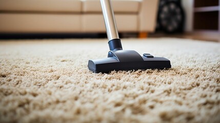 A vacuum leaving satisfying carpet lines behind
