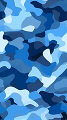 blue camouflage pattern | generative AI