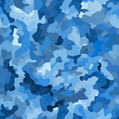 blue camouflage pattern | generative AI