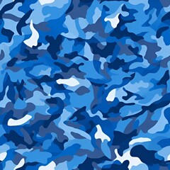 blue camouflage pattern | generative AI