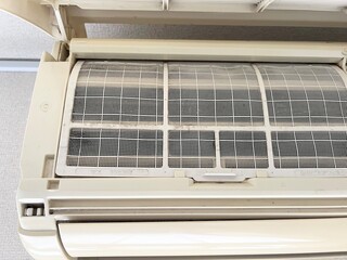 エアコンフィルター　掃除後