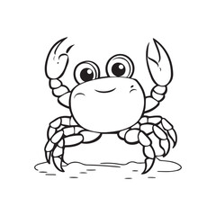 coloring book for children, types of animals in EPS vector format.