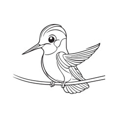 coloring book for children, types of animals in EPS vector format.