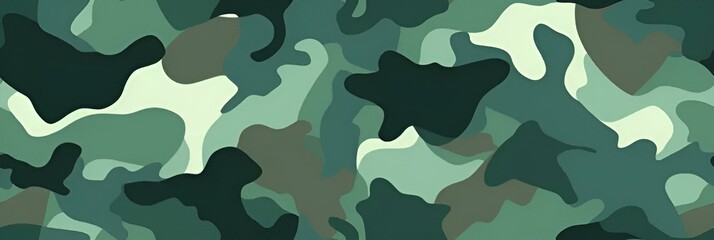 Fototapeta premium green camouflage pattern | generative AI