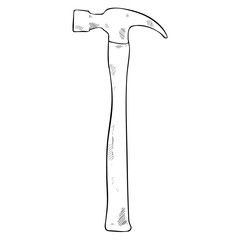 building equipment handdrawn illustration 