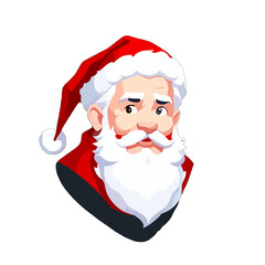 Santa caluse cartoon