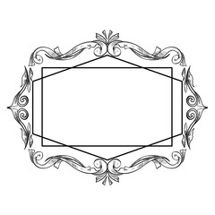 frame handdrawn illustration 