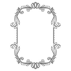 frame handdrawn illustration 