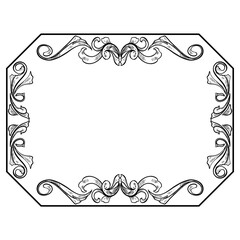 frame handdrawn illustration 