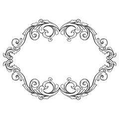 frame handdrawn illustration 