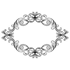 frame handdrawn illustration 