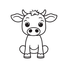 coloring book for children, types of animals in EPS vector format.