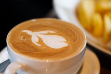 cafe latte　カフェラテ ラテアート