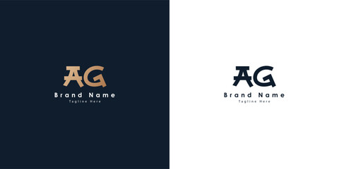 AG Chinese design letters logo