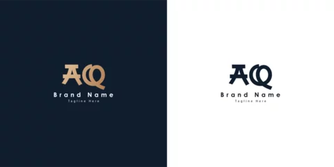 Fotobehang AQ Chinese design letters logo © Asad