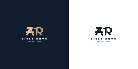 AR Chinese design letters logo