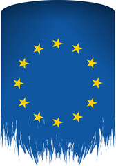 Dangling Style European Union Flag