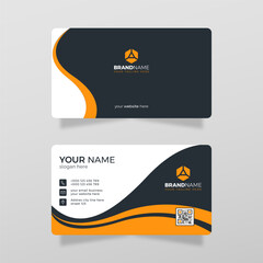 Modern Creative Design Business Card Template Illustration.