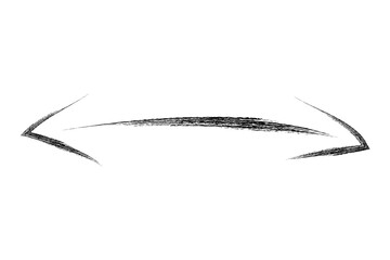 crayon arrows, black simple hand draw doodle sketch