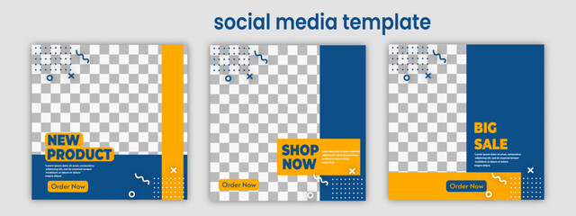 social media banner sale promotion template. Suitable for social media post, and web ads