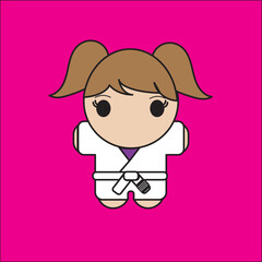 Cute Jiujitsu Characters 