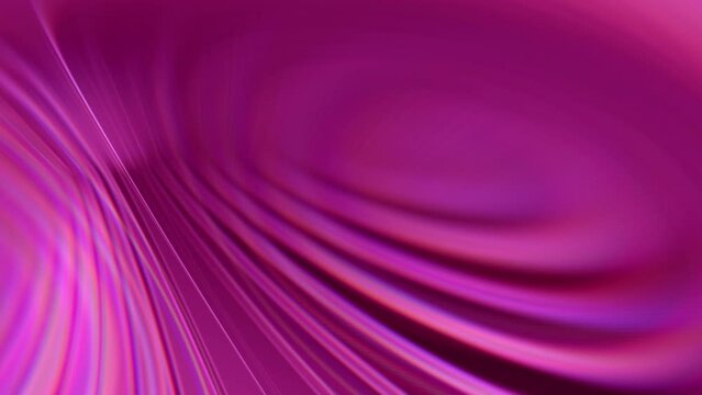 Abstract parametric light looped background with futuristic elegant prism gradient. 3D animation vj loop, live stream or promotional HUD backdrop. Glowing fractal curve stroke pattern and copy space.