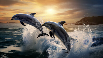 Dolphin Concept Illustration