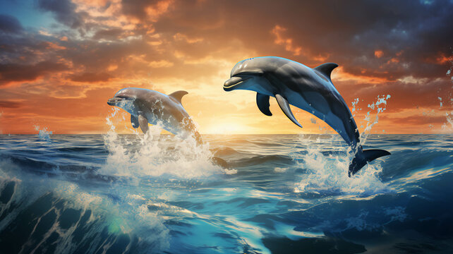 Dolphin Concept Illustration