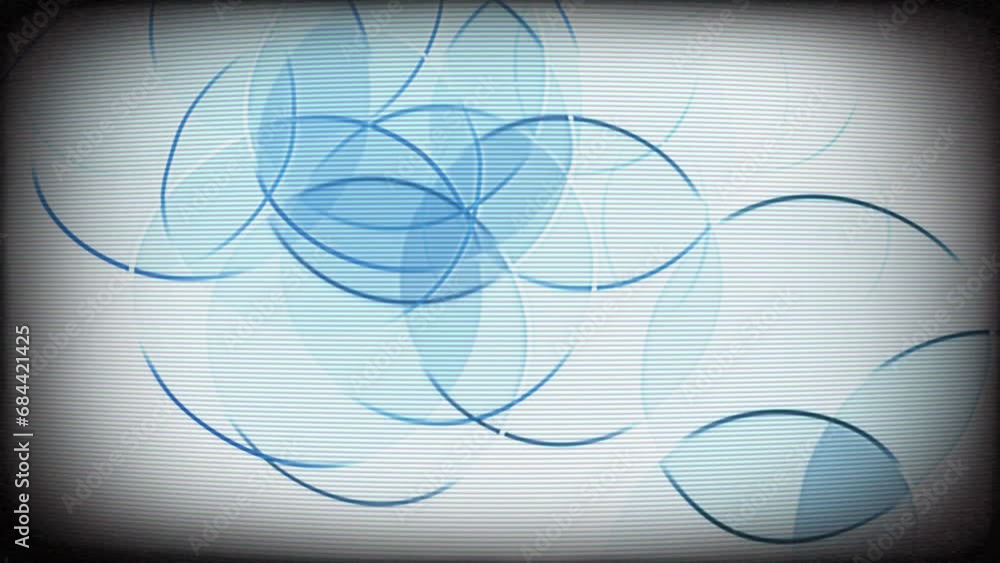 Poster background loop video with texture effects and hand drawings