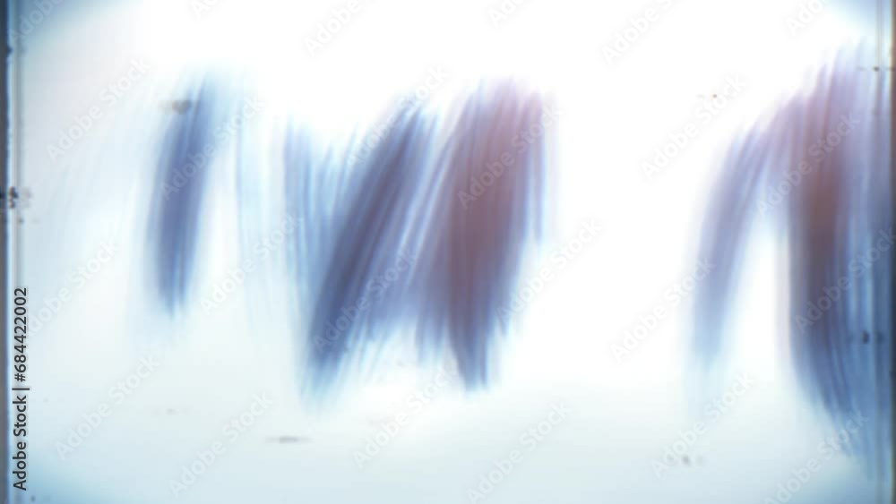 Poster background loop video with texture effects and hand drawings