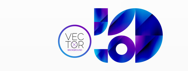 Circles and diverse shapes converge, fashioning contemporary backdrop igniting creativity. Design for digital designs, presentations, website banners, social media posts