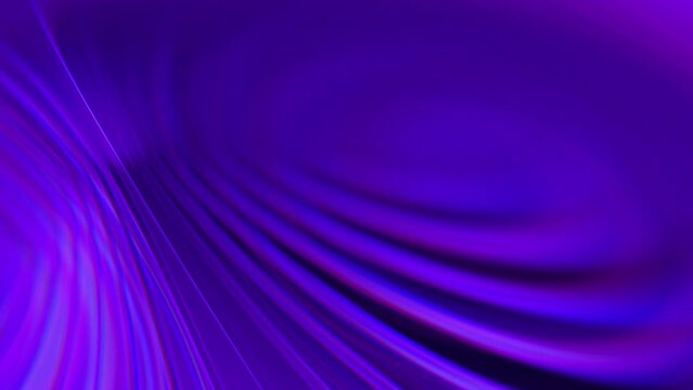 Abstract parametric light looped background with futuristic elegant prism gradient. 3D animation vj loop, live stream or promotional HUD backdrop. Glowing fractal curve stroke pattern and copy space.