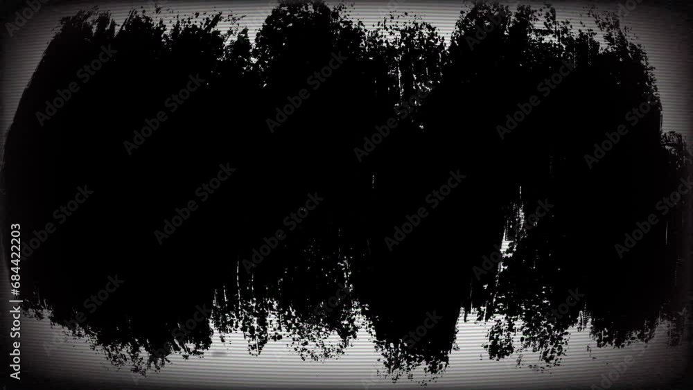 Poster background loop video with texture effects and hand drawings
