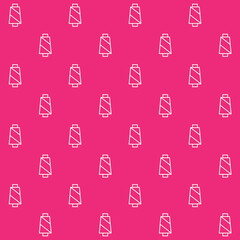 Yarn Outline Vector Seamless Pattern