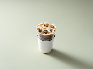 Iced Americano in a take-out container