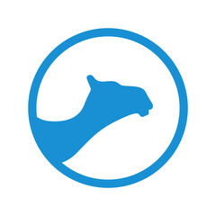 Camel desain logo icon