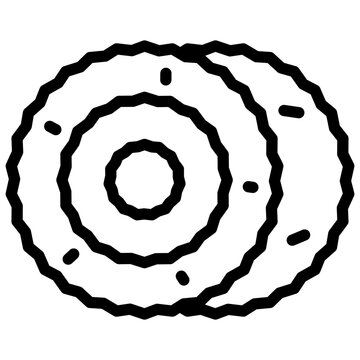 recommend clip art: haystack icon illustration design with outline