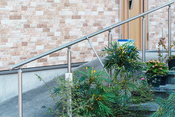 スロープのある風景