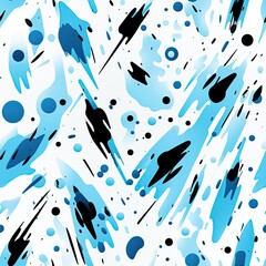 seamless pattern texture with blue pattern on white background for military camouflage clothing