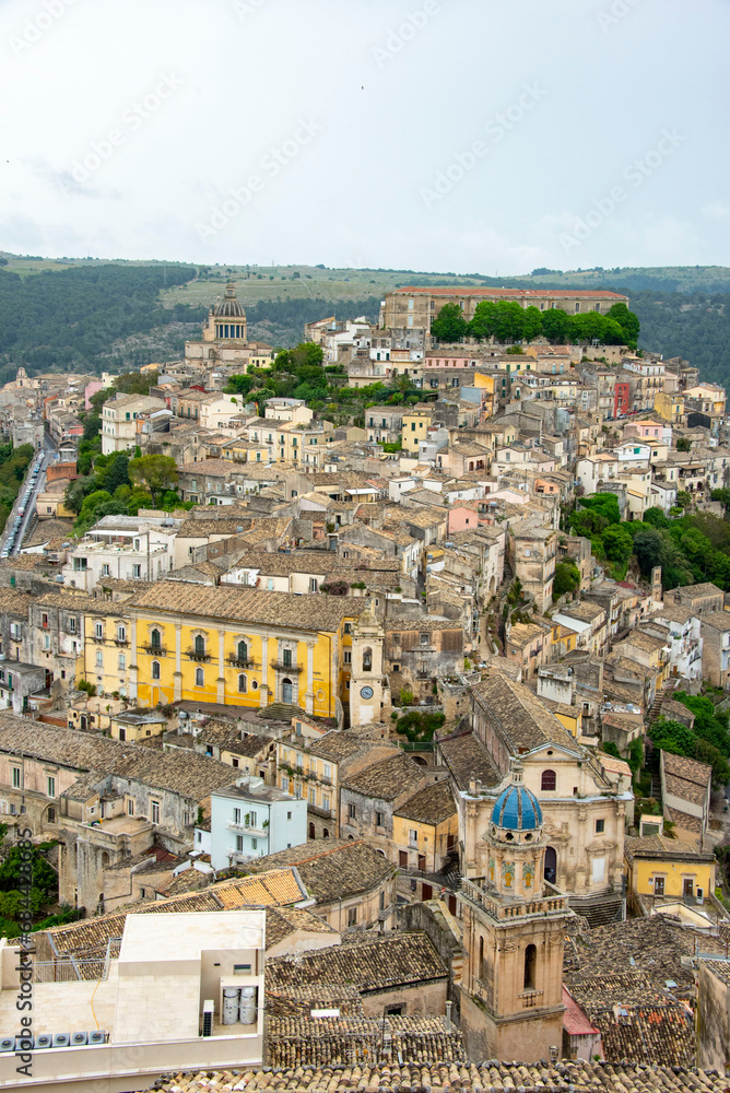 Wall mural town of ibla - sicily - italy