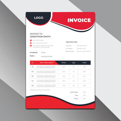 Invoice design template